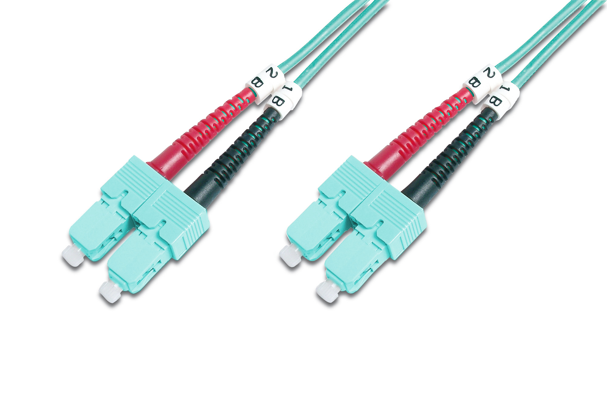 Assmann LWL Patchk.,SC/SC Multimode 50/125 µ, Duplex 3m, Klasse OM3