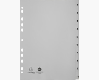 Exacompta 1710E divider Polypropylene (PP) White