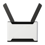 Mikrotik Chateau LTE18 ax wireless router Gigabit Ethernet Dual-band (2.4 GHz / 5 GHz) 4G White