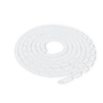 Qoltec Cable organizer 16mm | 10m | Whit Cable Eater White 1 pc(s)