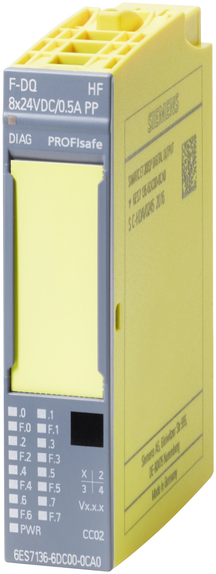 Image of Siemens ET 200SP. F-DQ 8x24VDC/0.5A PP HF