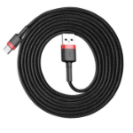 Baseus CATKLF-U91 USB cable 3 m USB 2.0 USB A USB C Black, Red