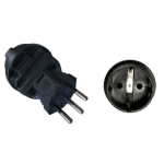 Microconnect PEAEUSWISS power plug adapter Type J (CH) Black