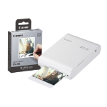 Canon Selphy Square QX10 Wireless Photo Printer including 20 Shots - White