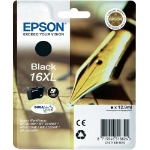 Epson C13T16314010/16XL Ink cartridge black high-capacity XL, 500 pages 12.9ml for Epson WF 2010/2660/2750