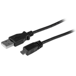 StarTech.com 10 ft USB A - MicroUSB B Cable USB cable 118.1" (3 m) Micro-USB B Black