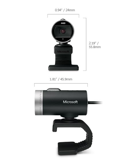 Microsoft LifeCam HD-3000 webcam 1 MP 1280 x 720 pixels (T3H-00012)