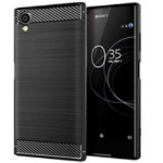 JLC Sony Xperia L3 Brushed Silicone Case- Black