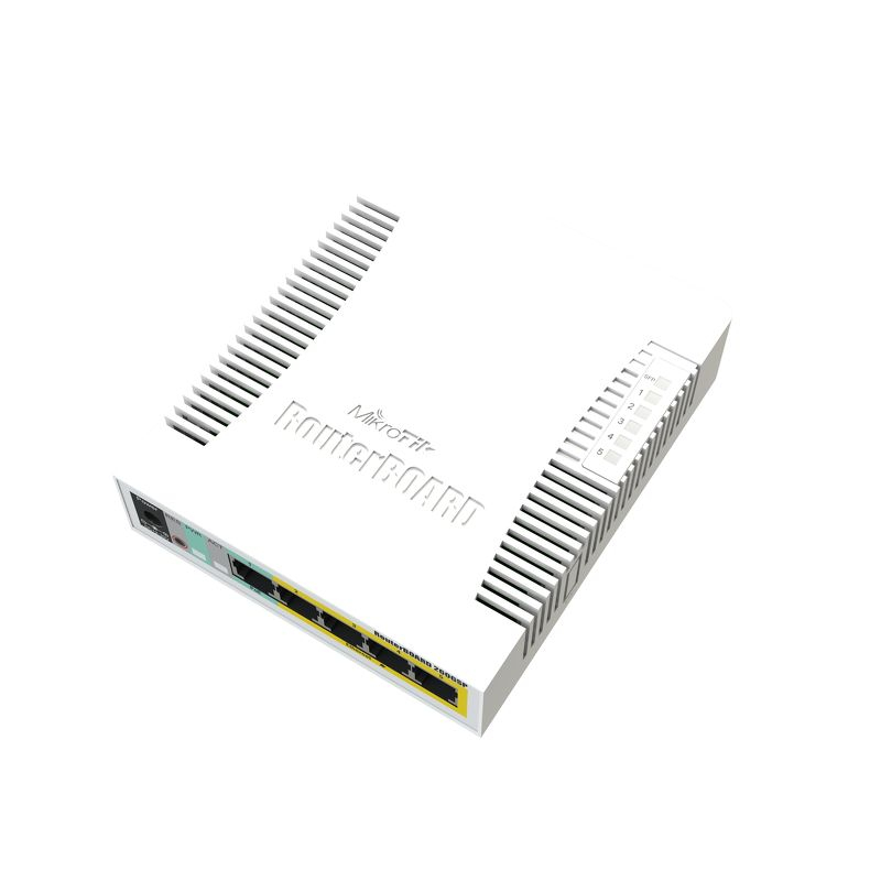 Image of Mikrotik CSS106-1G-4P-1S network switch Gigabit Ethernet...