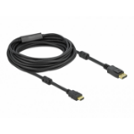 DeLOCK 85960 video kabel adapter 10 m HDMI Type A (Standaard) DisplayPort Zwart
