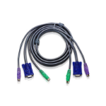 Aten 2L-5001P/C KVM cable Grey 1.2 m