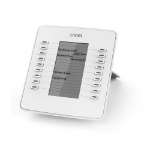Snom D7 IP add-on module White 18 buttons