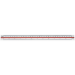 Linex 100413044 lineaal Schaalliniaal 300 mm Wit 1 stuk(s)