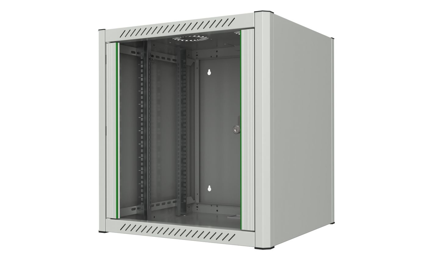 Lanview White Rwm12u56wh Rack Cabinet 12U Wall Mounted Rack
