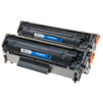 G&G Image 14988/NT-PH2612U-2 Toner cartridge black twin pack, 2x4K pages Pack=2 (replaces Canon FX-10 703 HP 12AD/Q2612AD) for Canon Fax L 100/LBP-3000