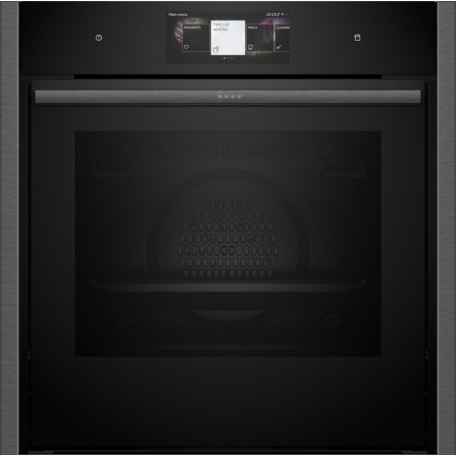 Photos - Oven Neff N90 Slide & Hide Electric Single  with Steam - Black B64FT53G 