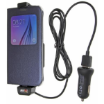 Brodit act. houder roterend met sig-plug, USB kabel voor Samsung G. S6 met tasje Actieve houder Tablet/UMPC Grijs