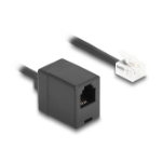DeLOCK 90231 telefoonkabel 2 m Zwart