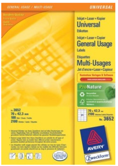 Image of Avery Multi-Function Labels White