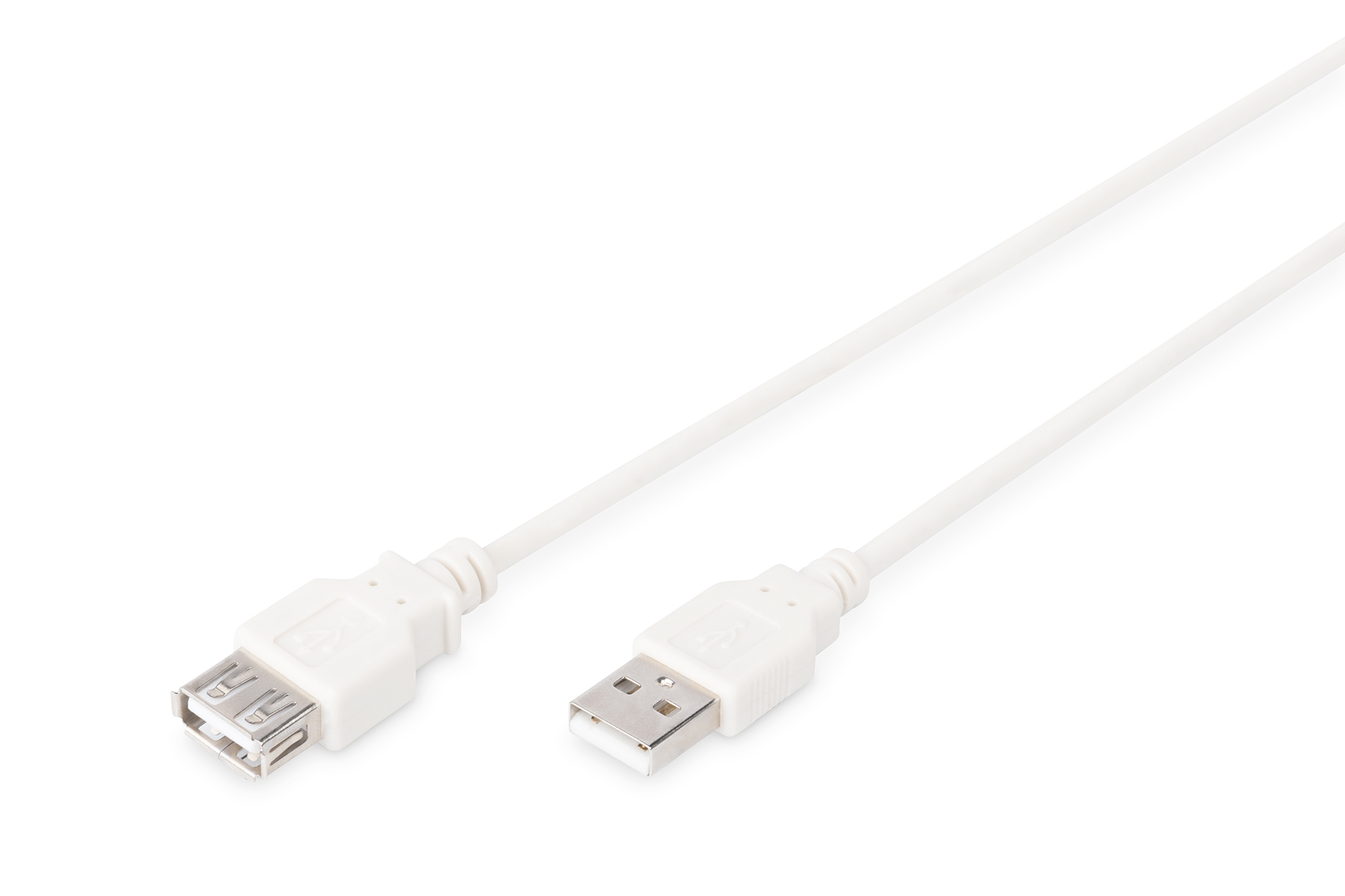 Photos - Cable (video, audio, USB) Digitus USB 2.0 extension cable AK-300202-018-E 