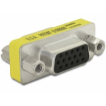 DeLOCK Adapter Gender Changer VGA female-female Sub-D 15 Yellow