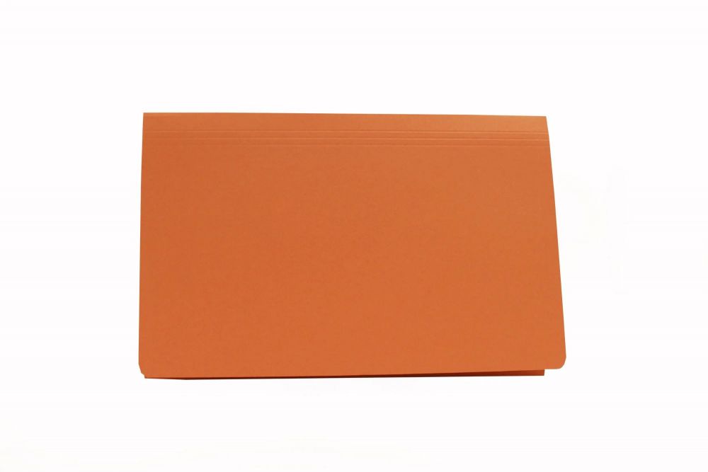 Exacompta Orange Guildhall 50Pk Full Flap Document Wallet 315Gsm