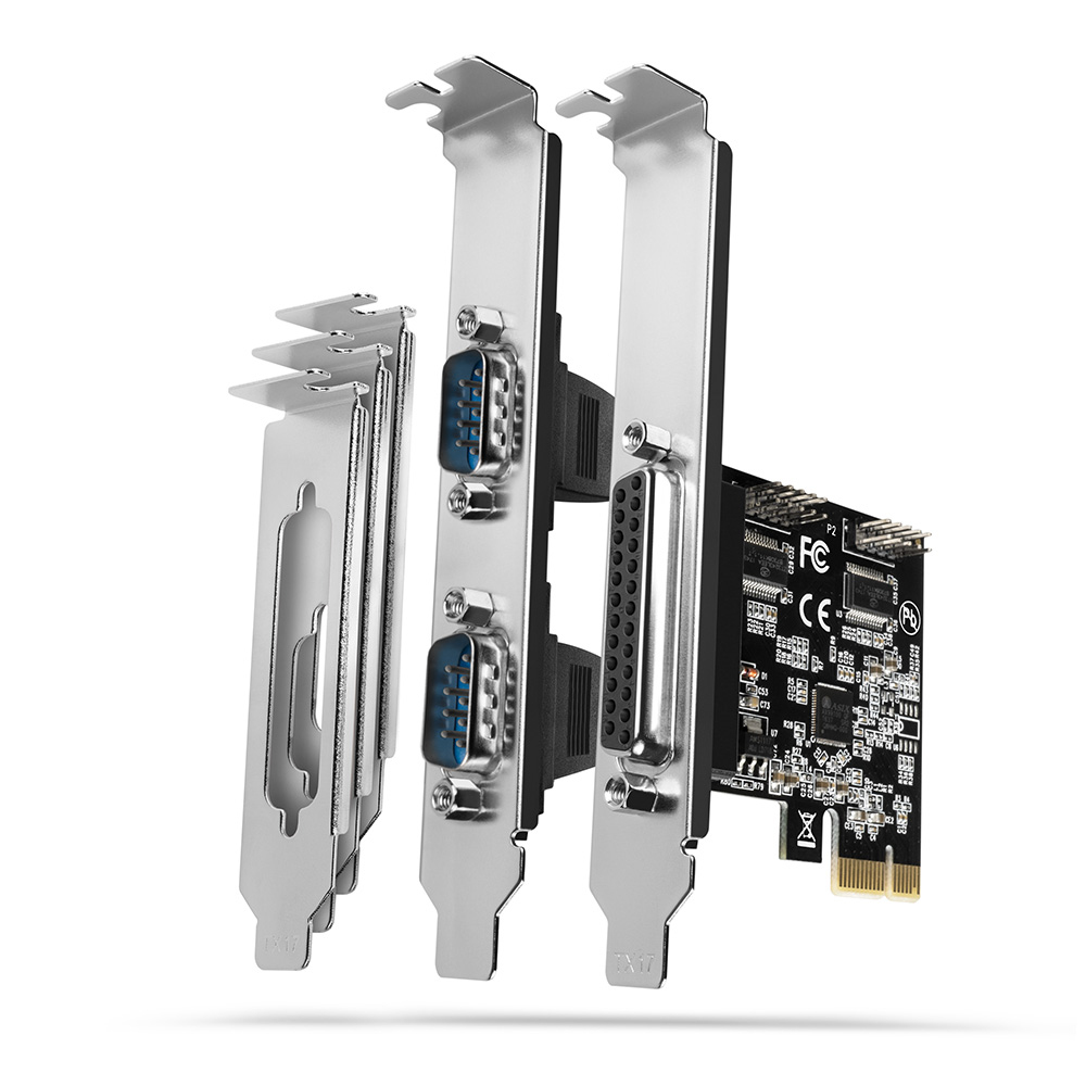 EU Product - PCEA-PSN PCIe-Adapter mit 1x Parallel-+ 2x Seriell-Ports - ASIX - Controller - PCI thumbnail