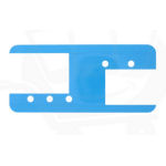 Samsung GH81-12820A mobiele telefoon onderdeel Blauw