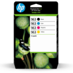 HP 6ZC70AE/963 Ink cartridge multi pack Bk,C,M,Y 24,09ml + 3x10,7ml Pack=4 for HP OJ Pro 9010/e/9020/9020 e