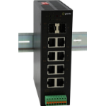 Perle IDS-114HP Unmanaged Gigabit Ethernet (10/100/1000) Power over Ethernet (PoE) Black