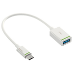 Kensington 63370001 USB cable 0.15 m USB 3.2 Gen 1 (3.1 Gen 1) USB A USB C White