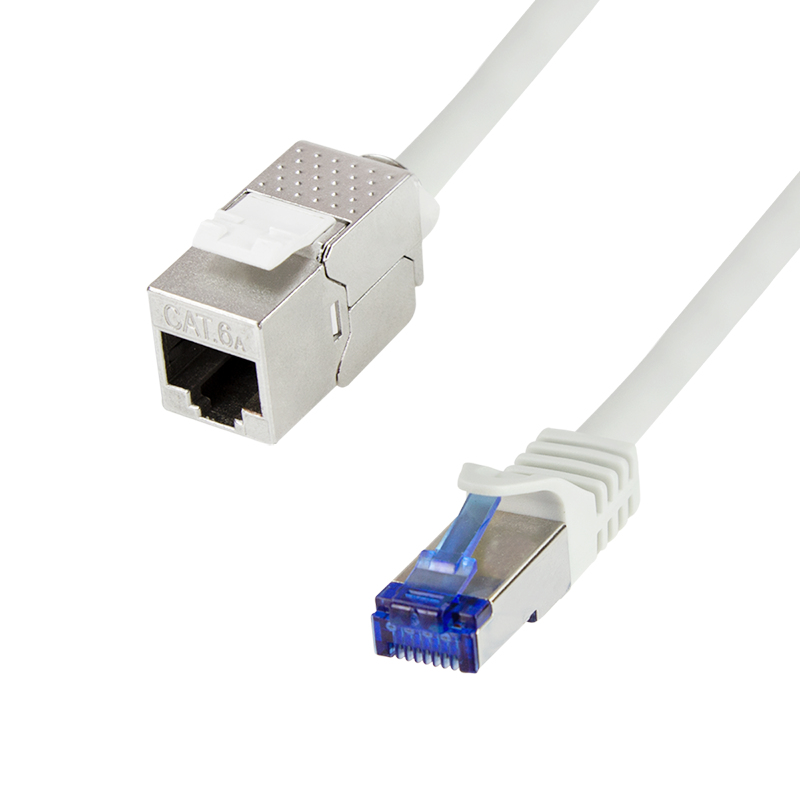 Image of LogiLink CC5092S networking cable Grey 10 m Cat6a S/FTP (S-STP)