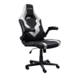 Trust GXT 703 Riye PC gaming chair Upholstered seat Black, White