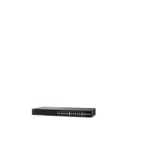 Cisco SF250-24P Managed L2/L3 Fast Ethernet (10/100) Power over Ethernet (PoE) 1U Black