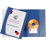 MARBIG PREMIER FLAT FILE A4 BLUE