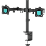 ONKRON D221E-B monitor mount / stand 81.3 cm (32") Desk Black