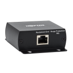 Tripp Lite B110-SP-CAT In-Line Network Surge Protector - HDBaseT/10Gbps, Cat5e/6, Metal Case, IEC Compliant, TAA