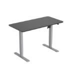 Equip ERGO Electric Sit-Stand Desk Frame with Desktop, Grey -