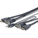 Vivolink PROVGAHDMIFLY5 video cable adapter 4 m VGA (D-Sub) + 3.5mm HDMI Type A (Standard) Black
