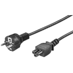 Microconnect PE010810S power cable Black 1 m CEE7/7 C5 coupler