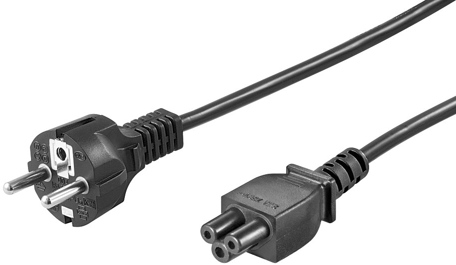 Microconnect PE010810S power cable Black 1 m CEE7/7 C5 coupler