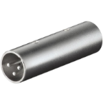 Microconnect 27460 tussenstuk voor kabels XLR Grijs