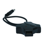 Monoprice 6631 interface hub USB 2.0 480 Mbit/s Black