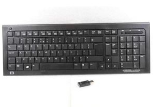 579710-241 keyboard RF Wireless QWERTY Polish Black
