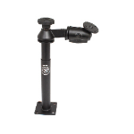 RAM Mounts Tele-Pole with 8" & 9" Poles, Single Swing Arm & Round Plate