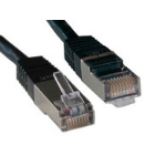Microconnect STP 1m CAT6 LSZH networking cable Black F/UTP (FTP)