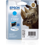 Epson C13T10024020/T1002 Ink cartridge cyan Blister Radio Frequency, 815 pages 11.1ml for Epson Stylus BX 310/600/Office B 1100/Office B 40 w