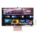 Samsung M80C computer monitor 81.3 cm (32") 3840 x 2160 pixels 4K Ultra HD LCD Pink