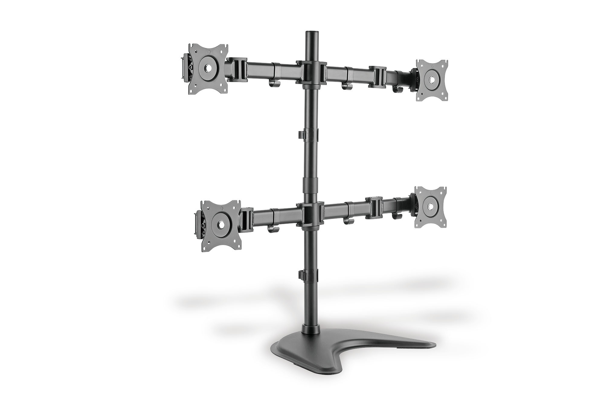 Image of Digitus Quad monitor mount. 4x 27". 4x 8 kg