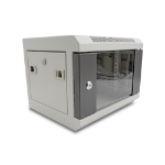 DeLOCK 10″ Network Cabinet with glass door 4U grey